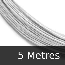 White Rayon Covered Wire #21